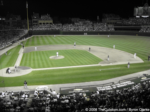 Wrigley Field with Green Highlights