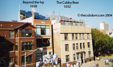 Rooftops in Left Center Field