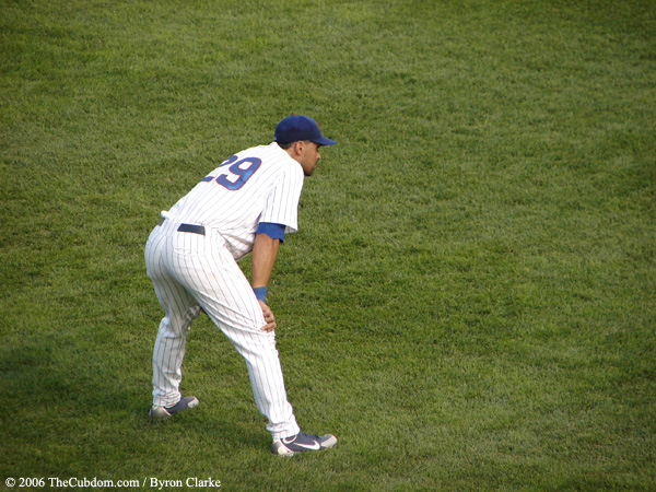 Angel Pagan in the outfield