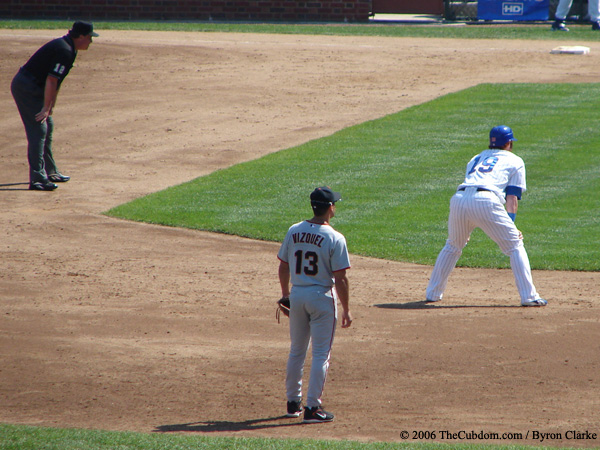 Matt Murton leads from second