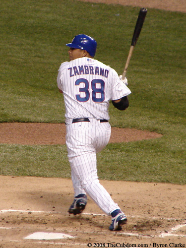 Carlos Zambrano at bat