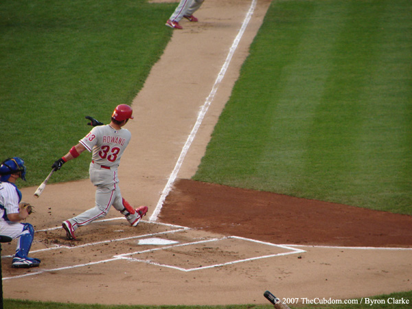 Aaron Rowand swings and misses