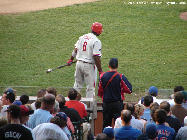 Ryan Howard on deck